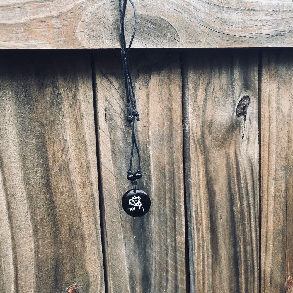 Pit Bull Necklace Bully fur kids necklace - Picture 4 of 5